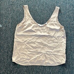 Gold %100 silk Tank Top Camisole